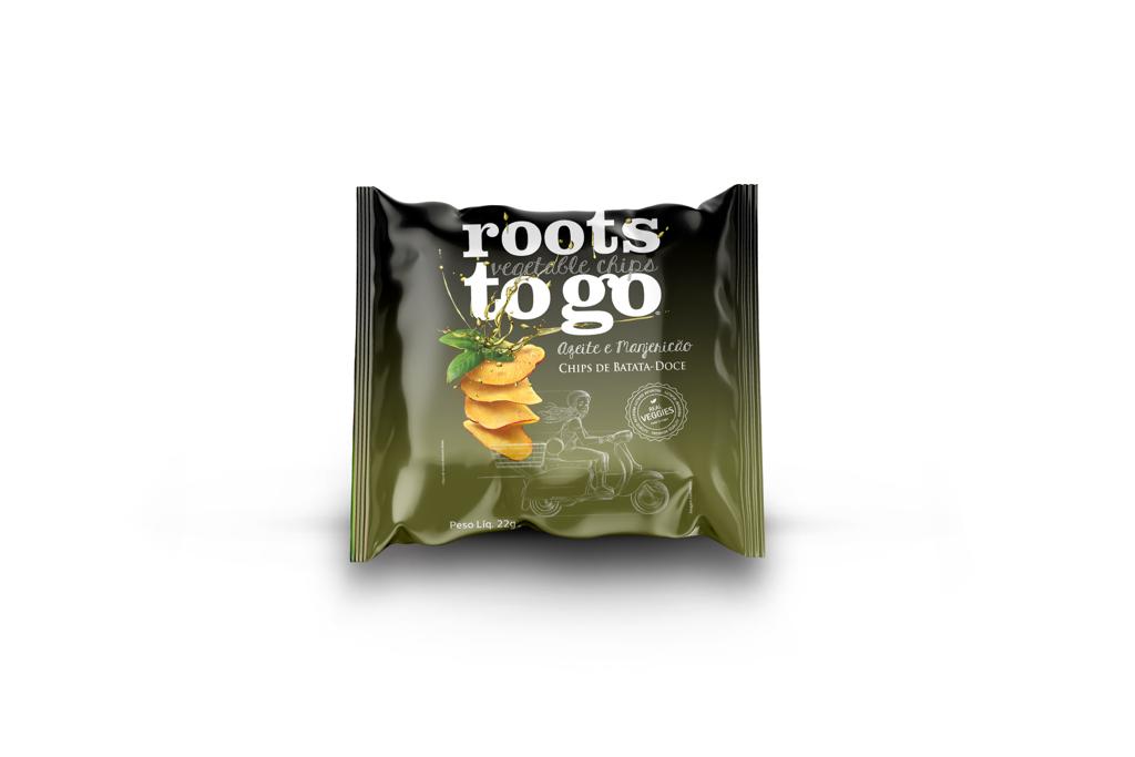 Chips de batata doce azeite e manjericao 22g