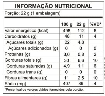 Chips de batata doce 22g