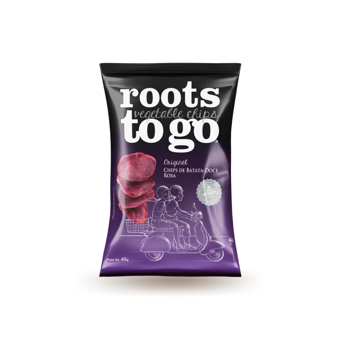 Chips de Batata-Doce Roxa Roots To Go 45g