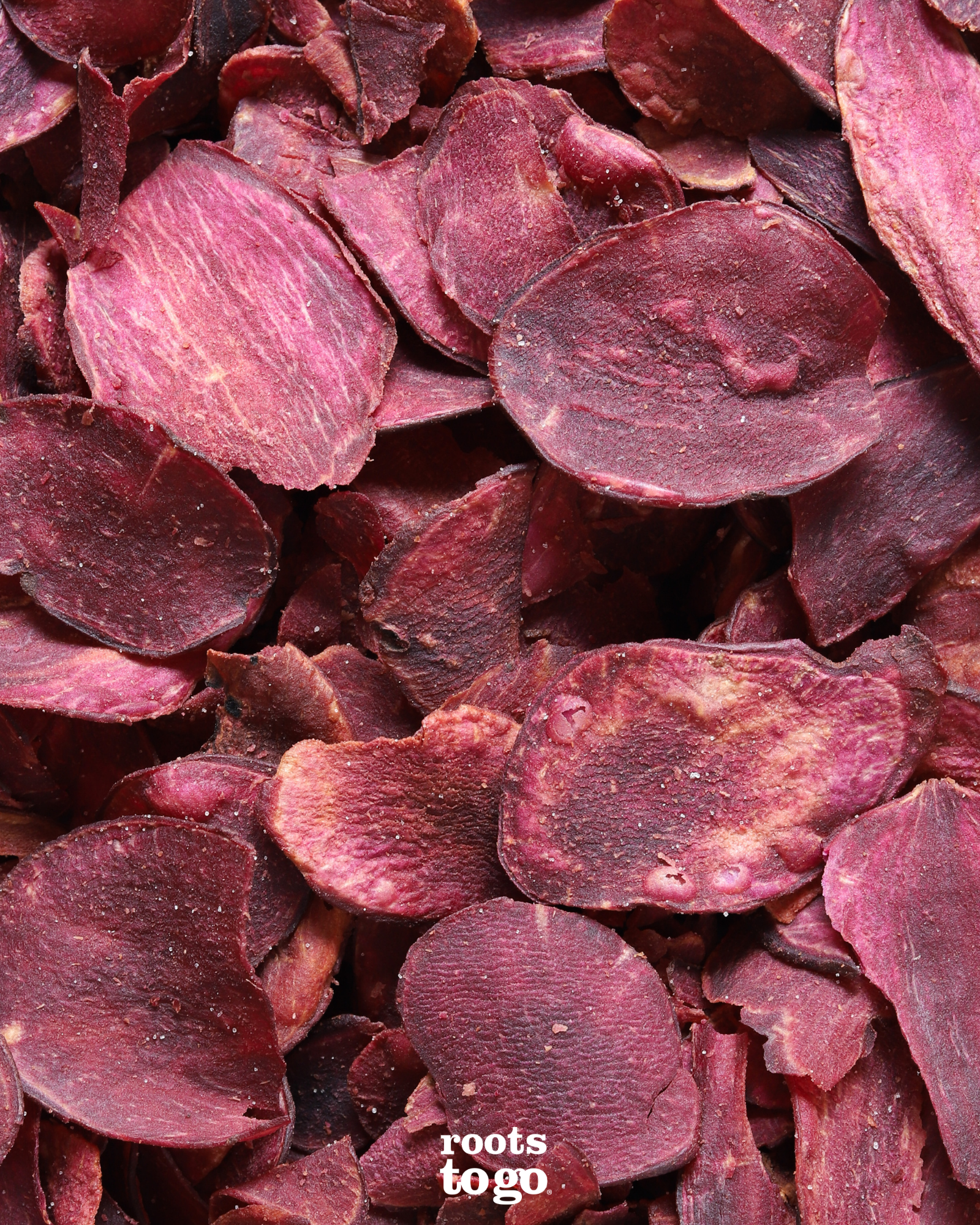 Caixa c/ 24 unid. Chips de Mandioca e Batata-Doce Roots To Go 45g