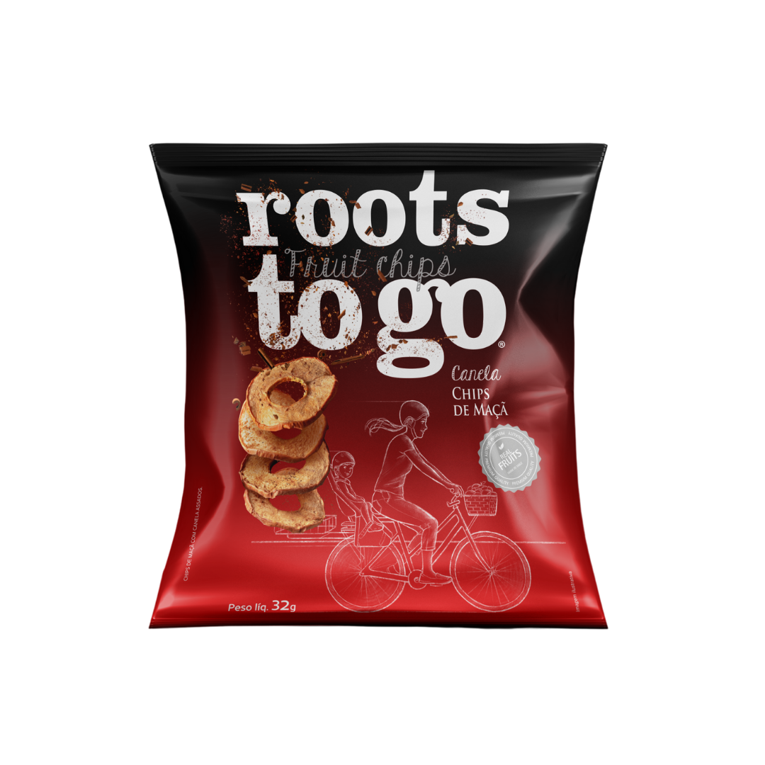 Chips de Maçã com Canela Roots To Go 32g