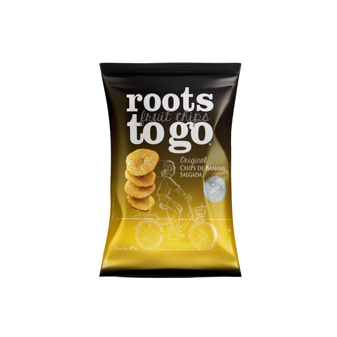Chips de Banana Salgada Roots To Go 45g