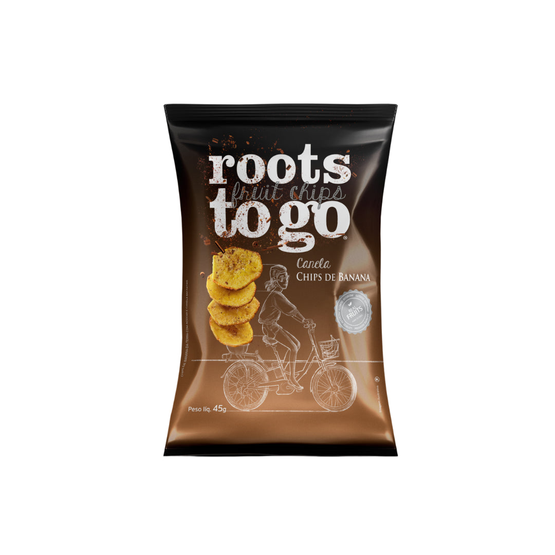Chips de Banana com Canela Roots To Go 45g
